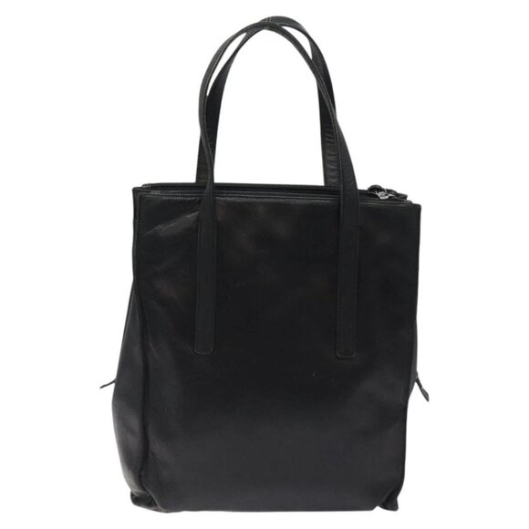 PRADA Hand Bag Leather Black Auth - Picture 3 of 16